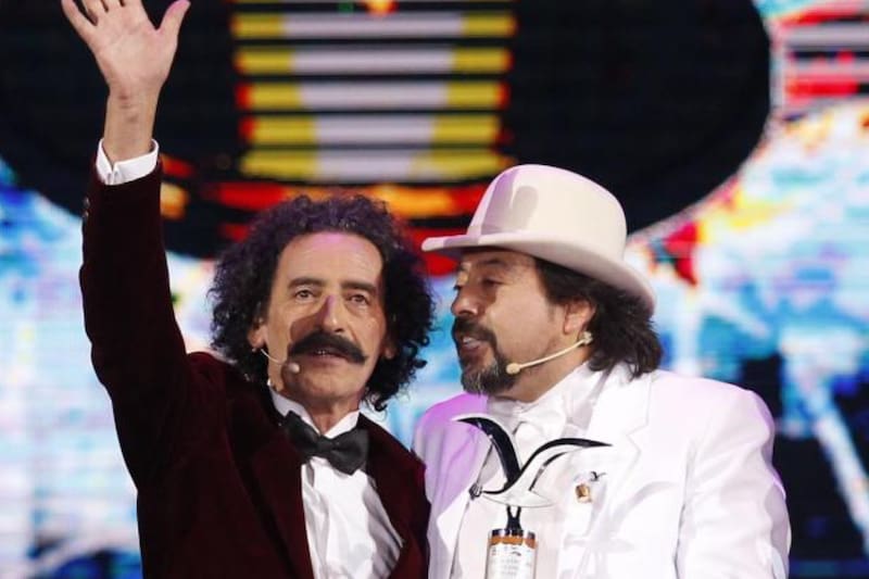 Los comediantes fueron grandes amigos.