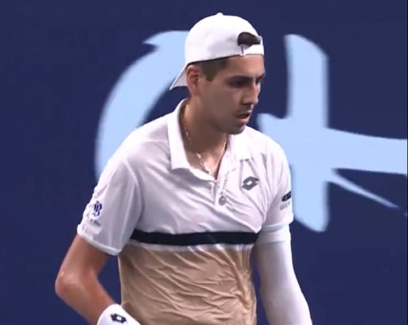 El chileno llegaba con una racha de siete partids ganados consecutivos.