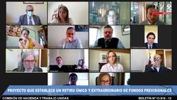 Segundo retiro 10% AFP: Comisiones del Senado aprueban la idea de legislar el proyecto del Gobierno