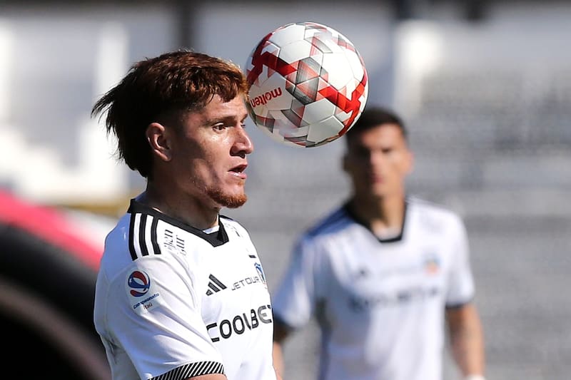 Leonardo Gil jugando por Colo Colo este 2024