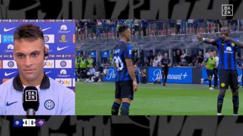 El delantero argentino dejó atrás a Romelu Lukaku y destacó la nueva delantera de Inter de Milán.