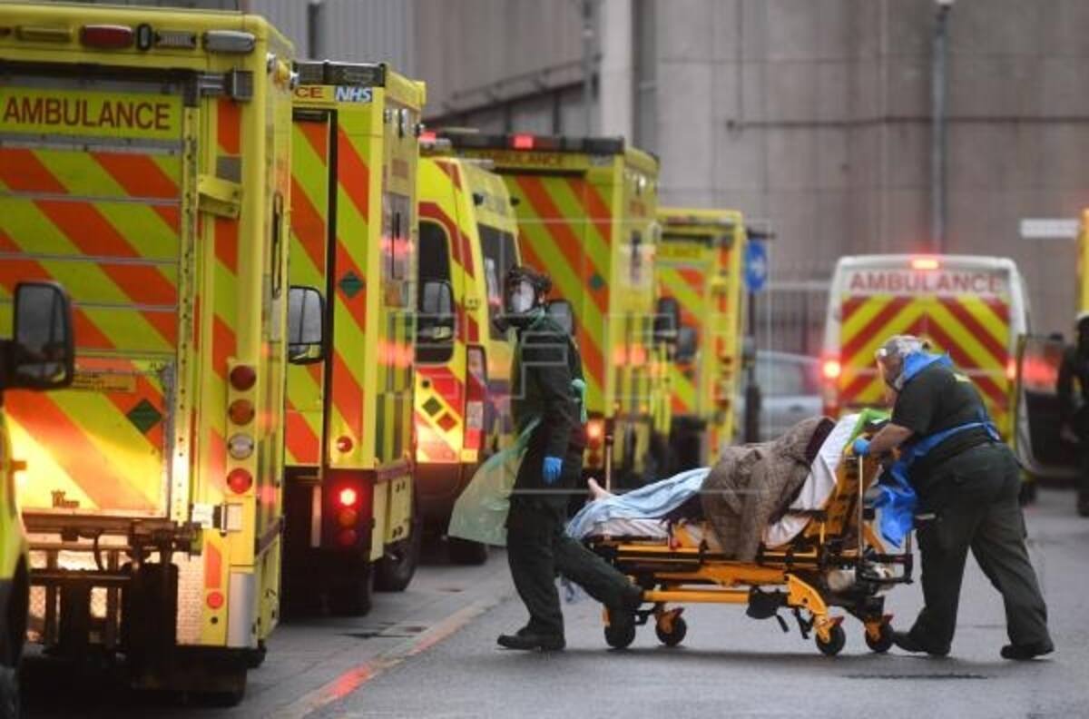 Se rompe el récord de muertes diarias asociadas al coronavirus en Reino Unido con 1.610 decesos