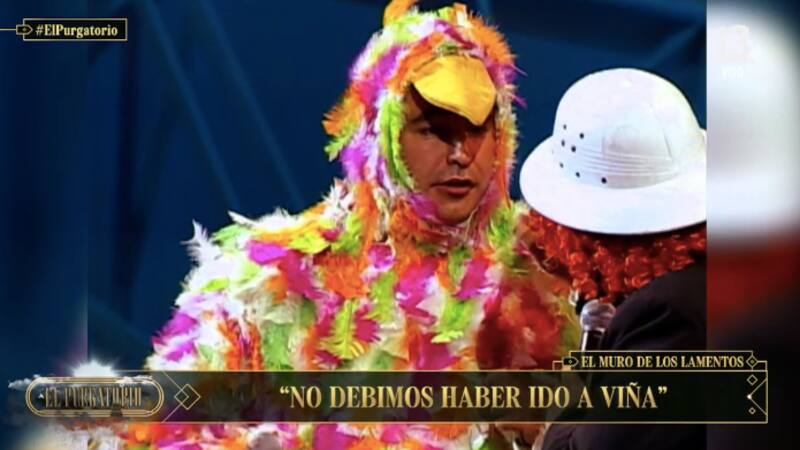 Kurt Carrera habló de su paso por el Festival de Viña con Pablo Zamora. Foto: Canal 13.