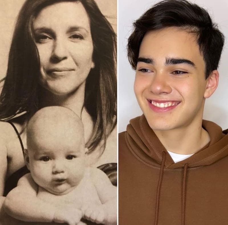 Karla Constant muestra lo mucho que ha crecido su hijo, Pedro. Foto: Instagram.