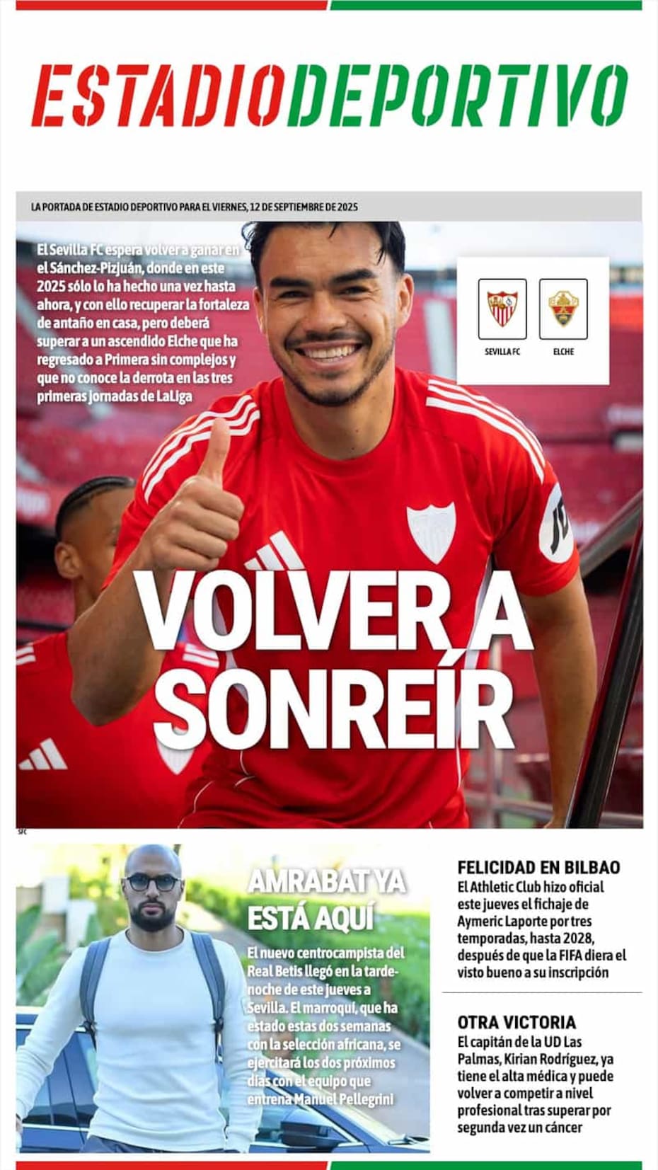 El defensor es portada en España.