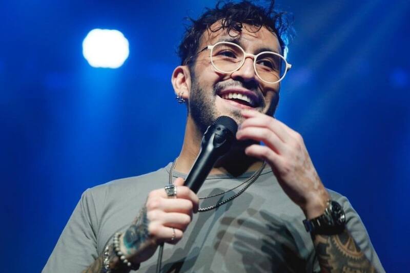 Edo Caroe estuvo en el Festival de Viña en el año 2016. Créditos: Instagram