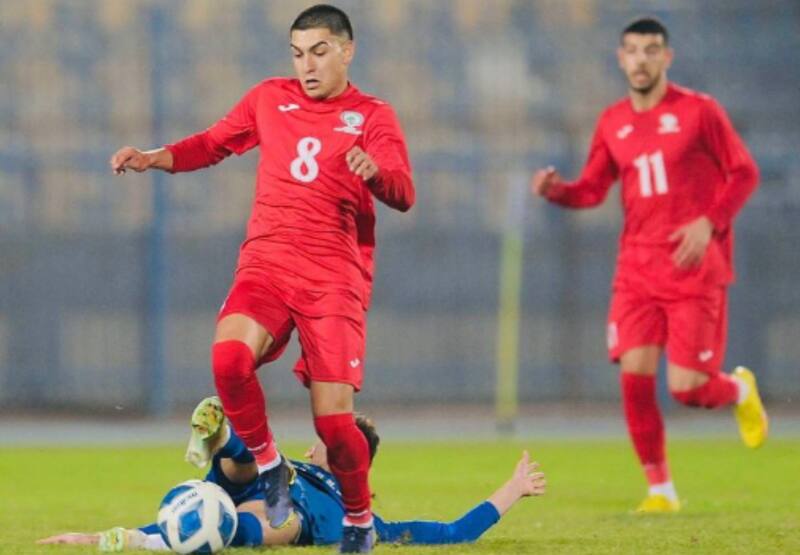 Farick Haddad jugando por Palestina.