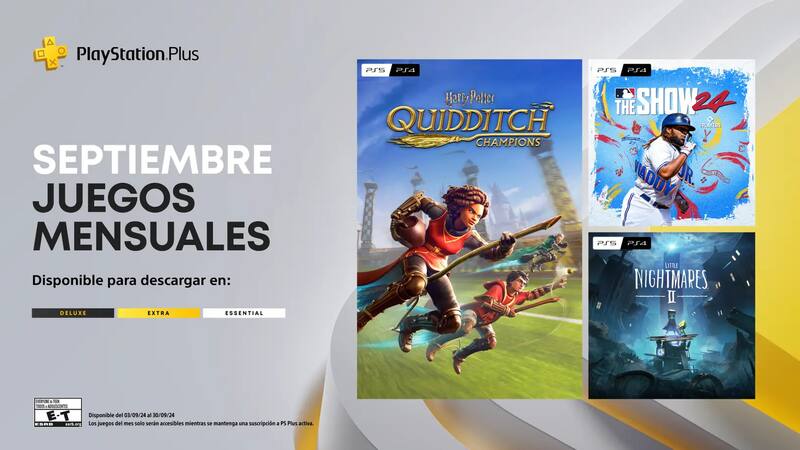 Los juegos que llegarán en septiembre.
