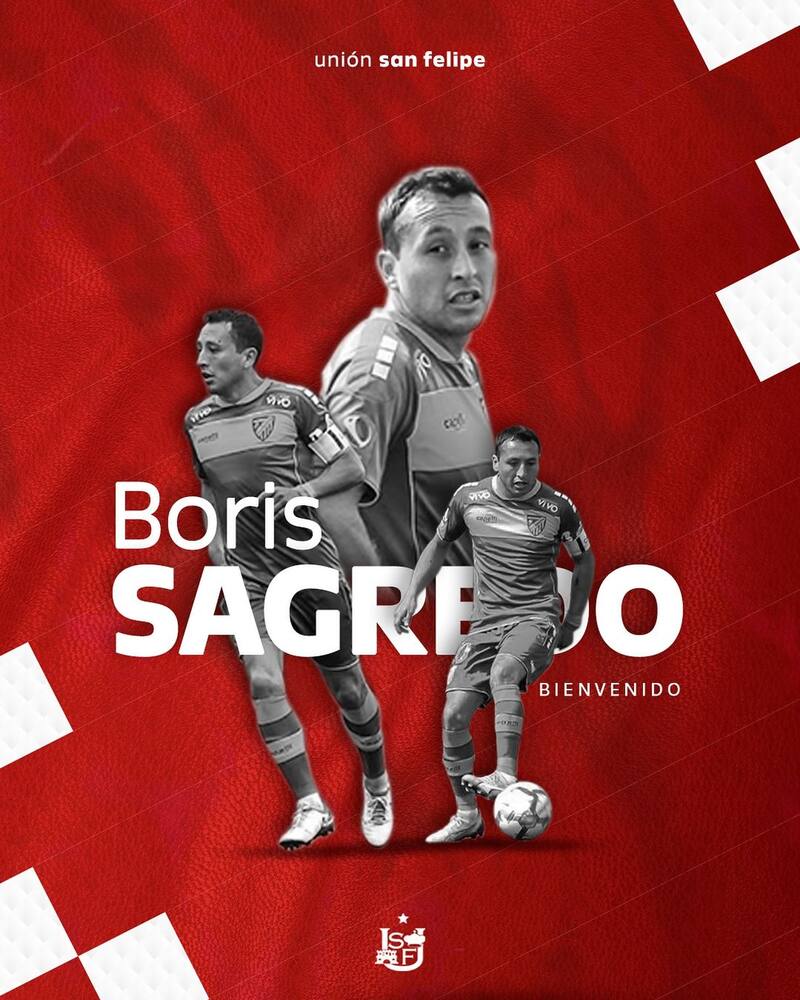 Boris Sagredo fue presentado en Unión San Felipe.