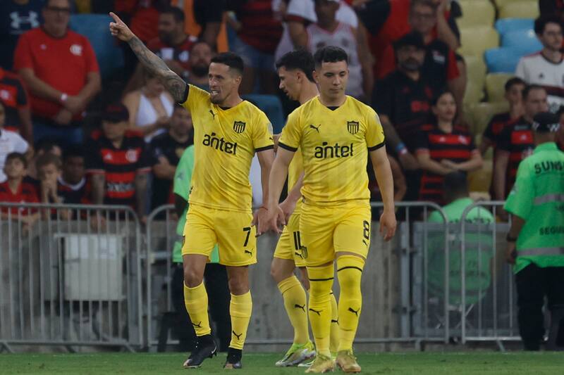 derrotó a Flamengo en Copa Libertadores. EFE