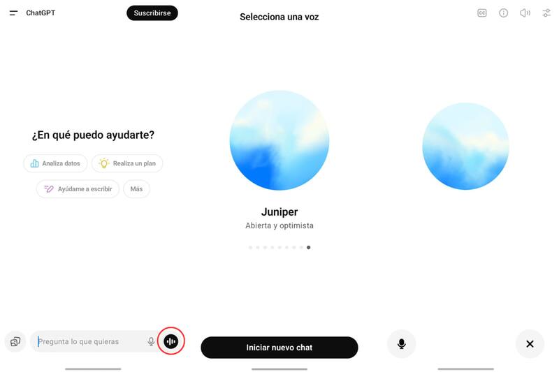 La funcionalidad solo está disponible a través de la aplicación para celulares.