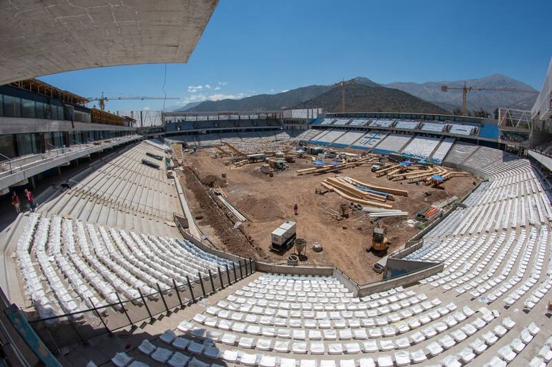 . Así está quedando el ex San Carlos de Apoquindo. Foto: Felipe Escobedo (@delrio.fotos).