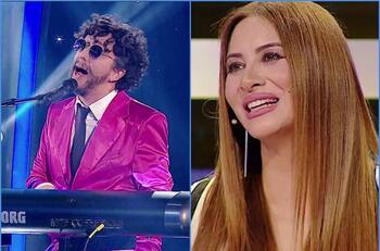 "Sólo faltó un poco de locura": Myriam Hernández y Marcelo Polino quedaron encantados con el imitador de Fito Páez en "El Retador"