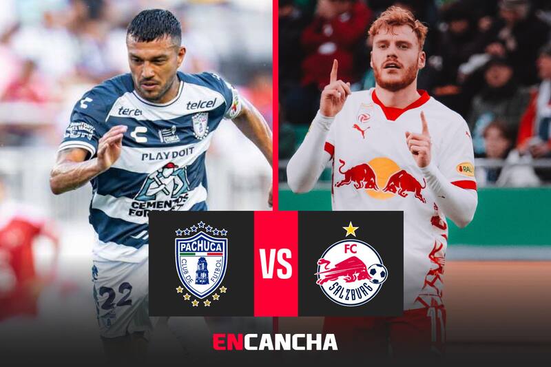 por la fecha 1 del Mundial de Clubes. Foto: RRSS Pachuca y RB Salzburgo.