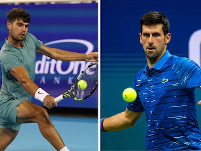 Carlos Alcaraz y Novak Djokovic sufren debut y despedida en el dobles mixto del US Open