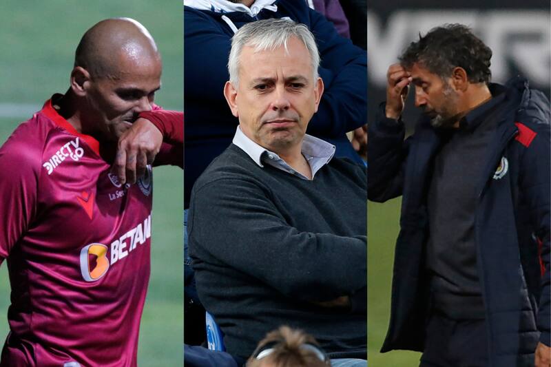 Quedaron al descubierto conversaciones de Whatsapp en que Fernando Felicevich se refiere en duros términos contra Chupete Suazo y descalifica a Miguel Ponce. Fotos: Aton