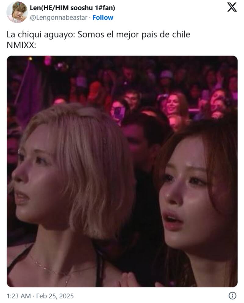 La comediante generó carcajadas en la Quinta Vergara y en redes sociales.