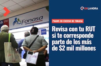 Devolución de pagos en exceso de Fonasa: Revisa con tu RUT si recibes parte de los más de $2 mil millones