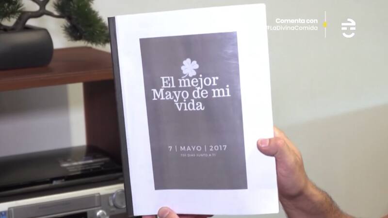 El especial detalle de su pareja. Créditos: CHV.