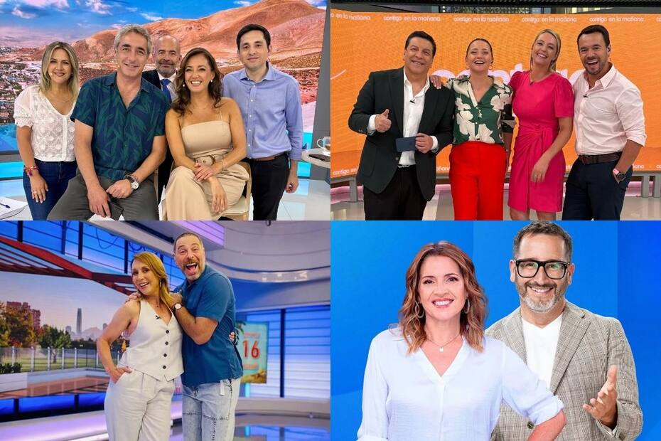 Reñida competencia entre los programas de la mañana. Créditos: Instagram.