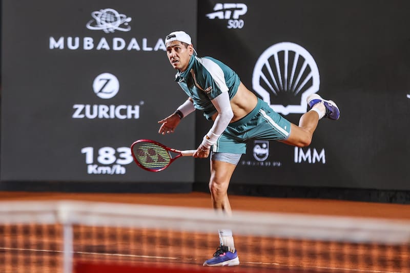 El chileno en el ATP de Río. Foto: @@RioOpenOficial en X.