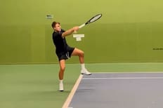 VIDEO | Increíble: esta figura del tenis mundial ya entrena a dos meses de romperse el tendón de Aquiles