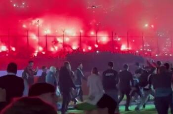 VIDEO | El increíble recibimiento a Lionel Messi en la despedida de Maxi Rodríguez