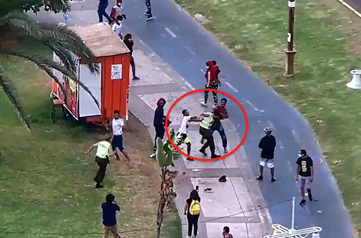 Carabinero entregó nuevos detalles tras golpiza en Iquique: "Perdí la noción por diez segundos"