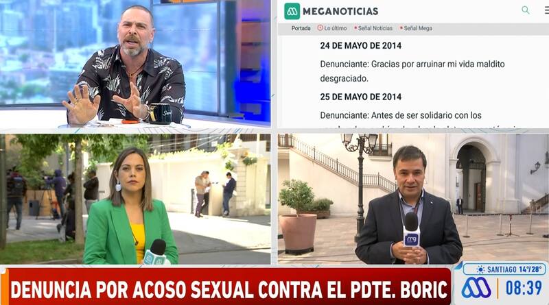 José Antonio Neme criticó el accionar del gobierno tras denuncia contra Boric. Créditos: Mega