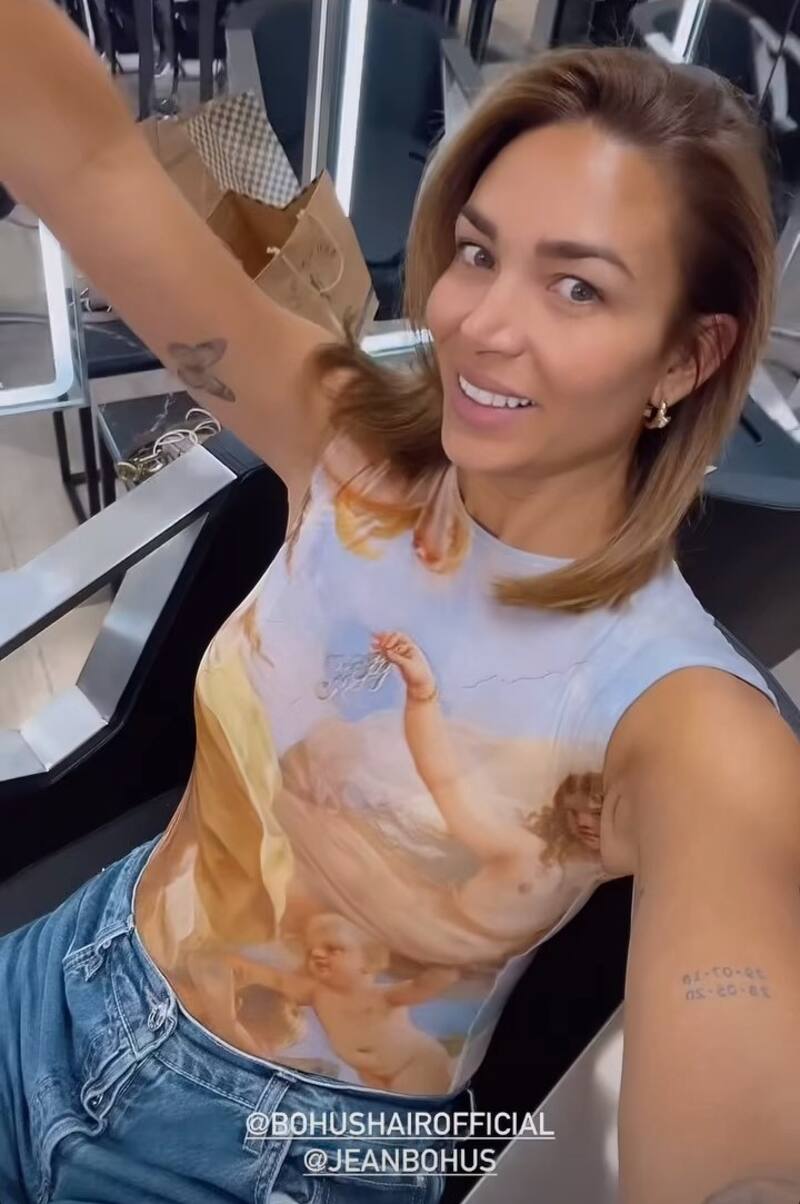 Lisandra Silva renovó su look. Créditos: Instagram