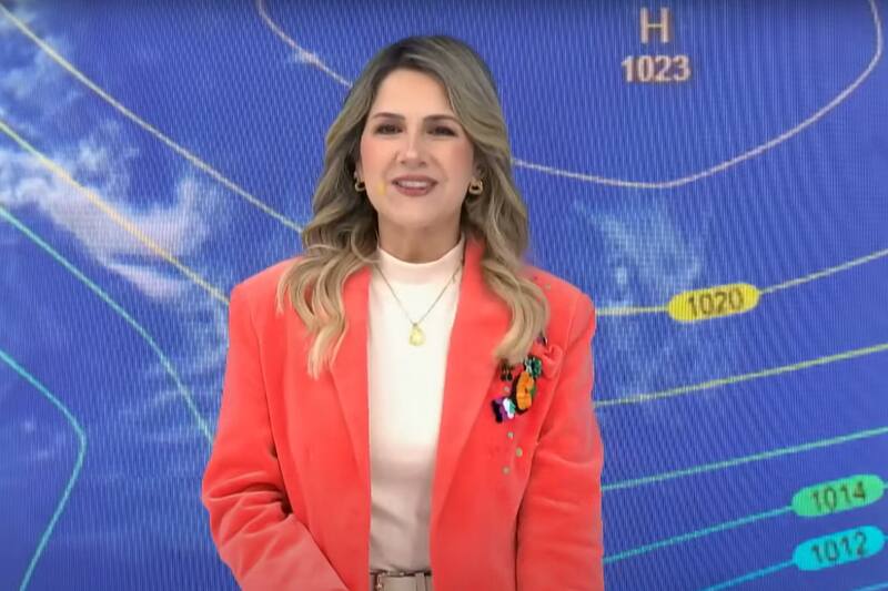 La meteoróloga advirtió por la alta posibilidad de que este fin de semana ocurra la primera ola de calor de la primavera. Créditos: Captura de pantalla - Canal 13.