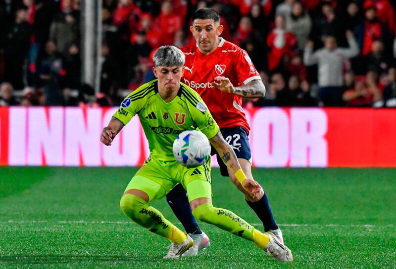 El Rojo y la U por Copa Sudamericana 2025.