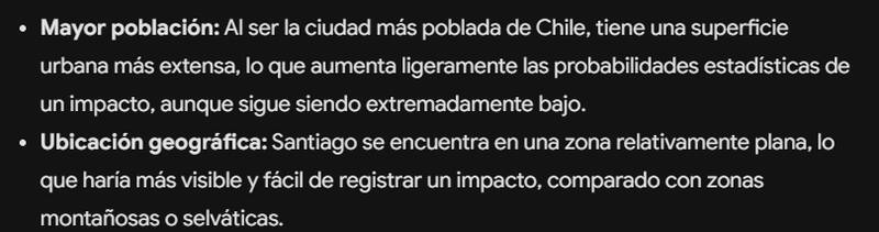 Estas fueron las razones que entregó Gemini.