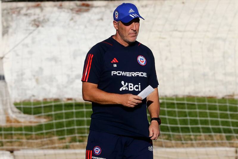 Eduardo Berizzo en La Roja. Foto: Agencia Aton.