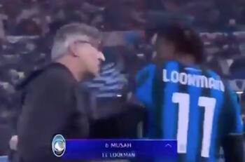 VIDEO | Escándalo en Champions: su DT lo reemplaza, reacciona mal y lo que sigue ya es viral