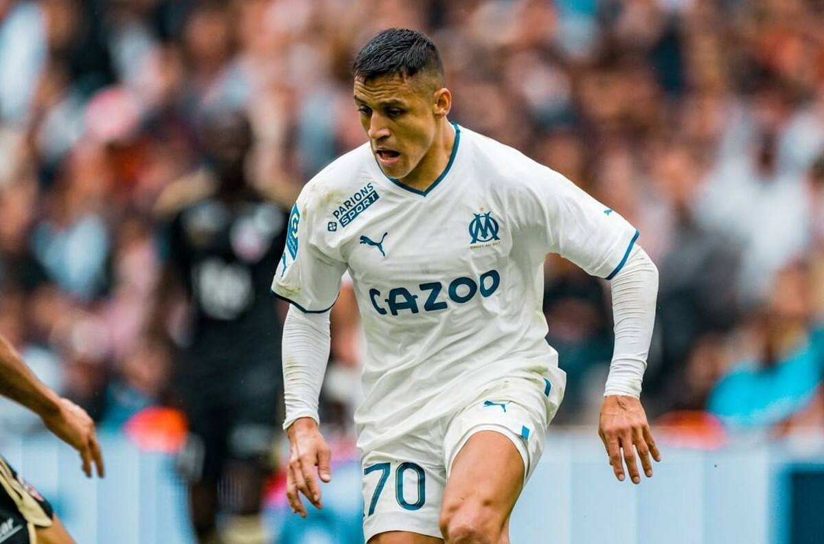 Alexis Sánchez fue parte de la inesperada derrota del Olympique de Marsella con Ajaccio por la Ligue 1