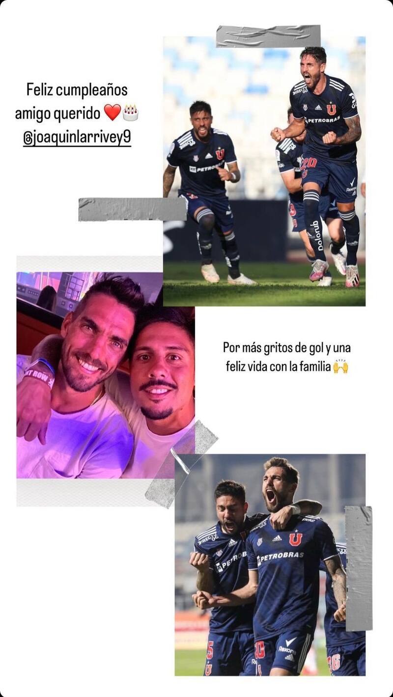 El mensaje de Ramón Arias a Joaquín Larrivey, jugadores que compartieron en la U.