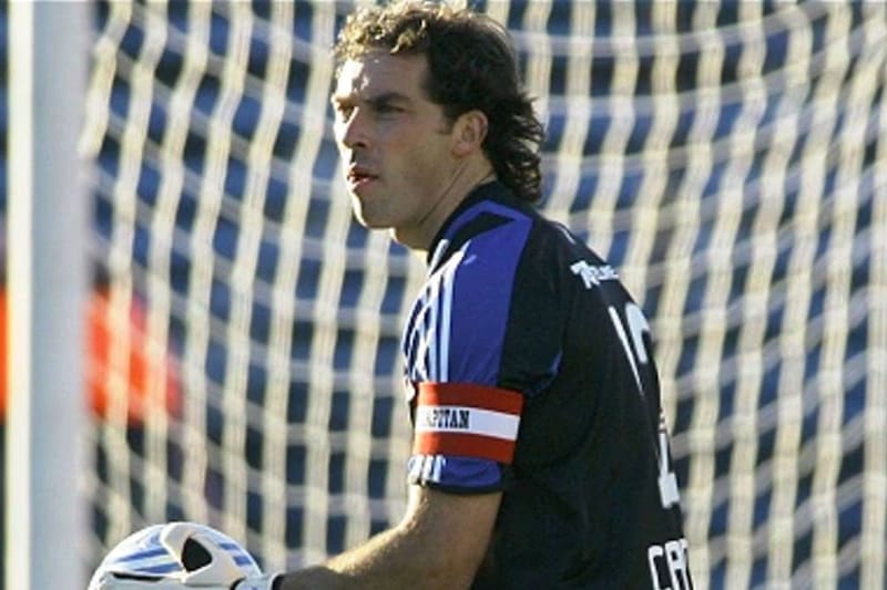 El hoy entrenador de Coquimbo Unido, en su época de jugador de Universidad de Chile.