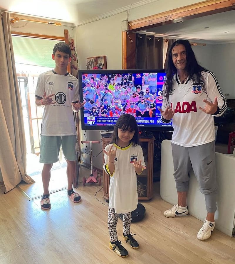 Coca Mendoza con sus hijos. Foto: Instagram.