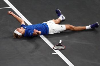 Zverev le da por tercera vez consecutiva el título de la Laver Cup a Europa