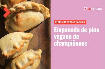 Receta empanadas de pino veganas: Conoce cómo prepararlas usando champiñones