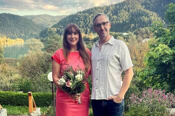 "Iniciamos una nueva etapa juntos": Paty López compartió románticas postales de su nuevo matrimonio en Eslovenia