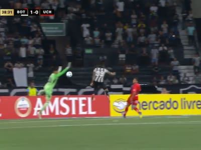 ¡Se lamenta toda U. de Chile! Así fue el gol de Botafogo que complica a los azules en Libertadores