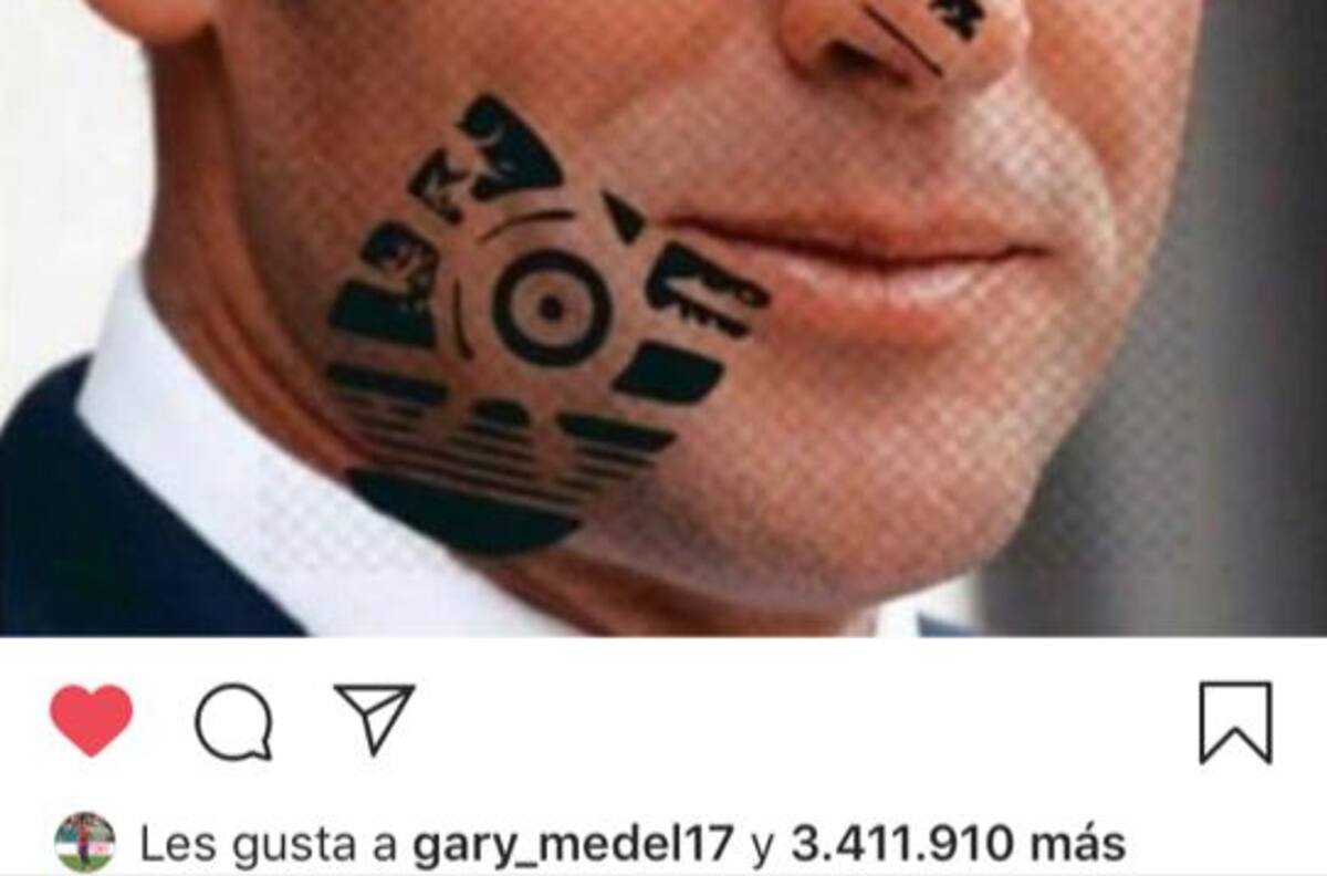 Gary Medel le dio "me gusta" a polémico ataque de Khabib al presidente de Francia