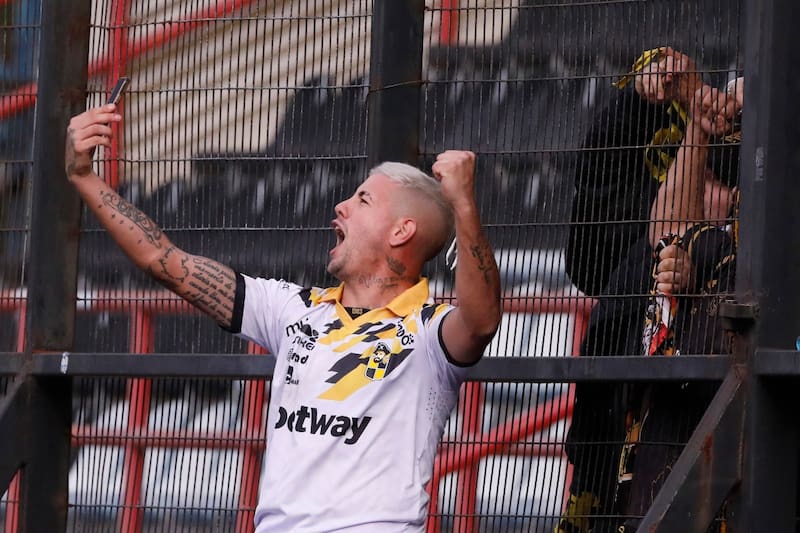 en su paso por Coquimbo Unido en 2023. El goleador no olvida el puerto de la Cuarta Región.