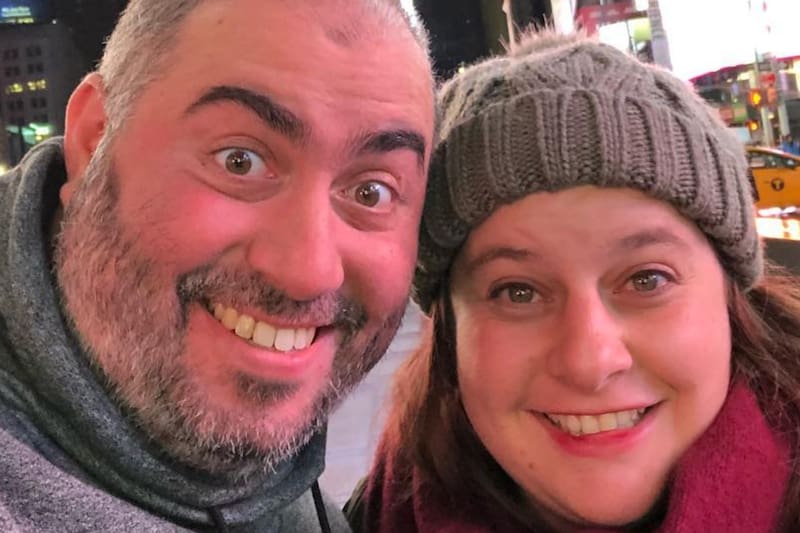 Diego Maggio y Laila Roth en sus redes sociales / Créditos: Instagram