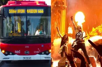 Recorridos 666: extensión horaria y buses especiales para los conciertos de Iron Maiden en Santiago