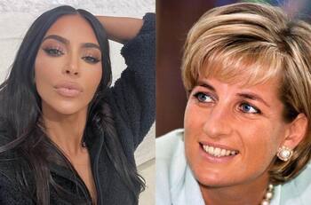 En una subasta: Kim Kardashian compró un lujoso collar que uso Diana de Gales, Lady Di en 1987