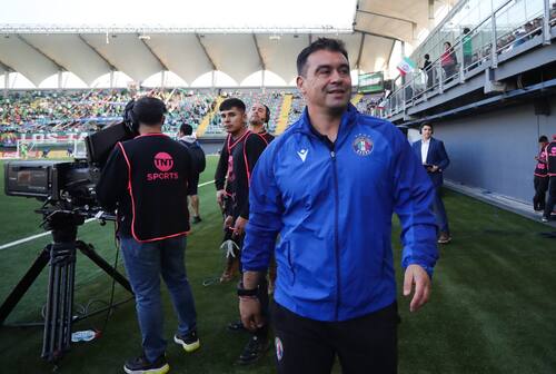 . El DT en su último paso por Audax Italiano. Foto: Agencia Aton.