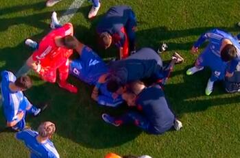 VIDEO | En la primera jugada del Superclásico: así fue la lesión de Nicolás Ramírez en U. de Chile